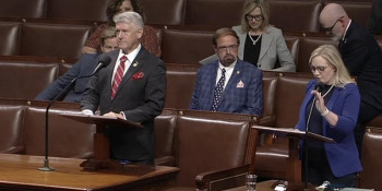 TD speaking on the floor 